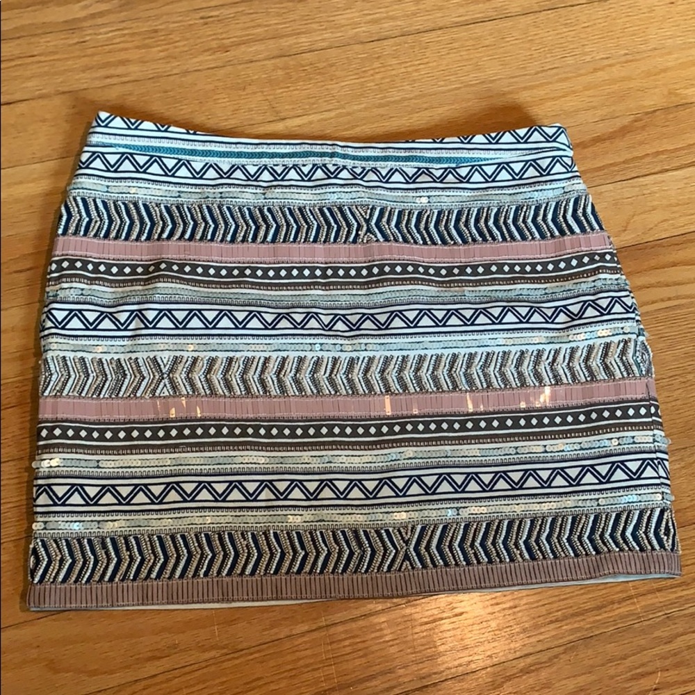 EUC Mango beaded skirt